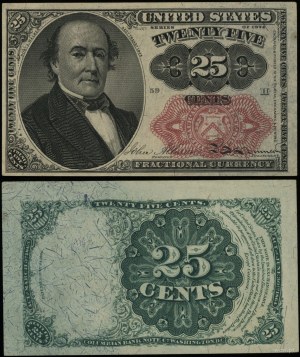United States of America (USA), 25 cents, 1874