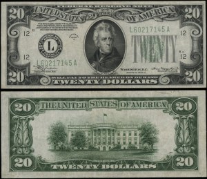 United States of America (USA), $20, 1934