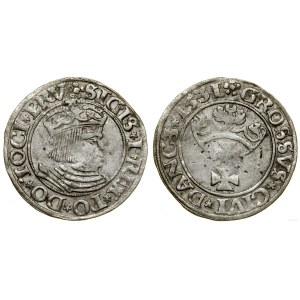 Polska, grosz, 1531, Gdańsk