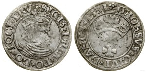 Poland, grosz, 1531, Gdańsk