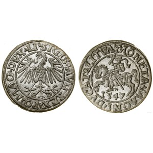 Polska, półgrosz, 1547, Wilno