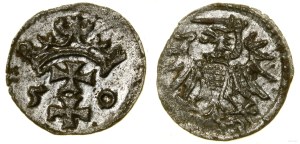 Poland, denarius, 1550, Gdansk