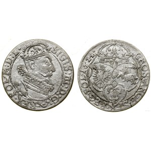 Polska, szóstak, 1624, Kraków