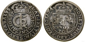 Poland, zloty (tymf), 1664 AT, Kraków