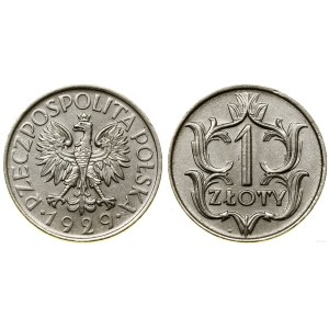 Polska, 1 złoty, 1929, Warszawa