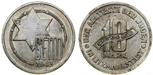 Ghetto Lodz (1941-1943), 10 marks, 1943, Lodz.
