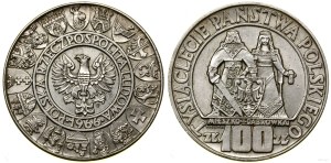 Poland, 100 zloty, 1966, Warsaw