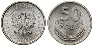 Poland, 50 grosz, 1967, Warsaw