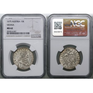 Austria, 15 krajcarów, 1675, Wiedeń
