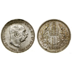 Austria, 1 korona, 1914, Wiedeń