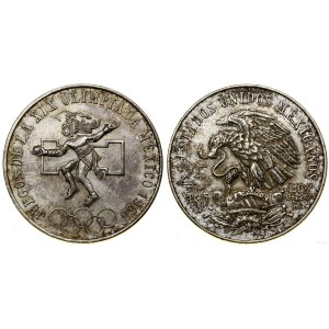Meksyk, 25 pesos, 1968, Meksyk