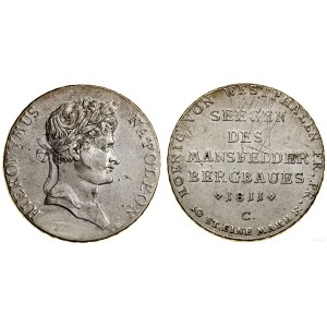 Niemcy, talar górniczy (Ausbeutetaler), 1811 C, Kassel