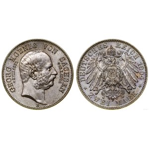 Niemcy, 2 marki pośmiertne, 1904 E, Muldenhütten