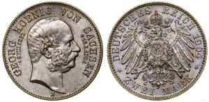 Germany, 2 posthumous marks, 1904 E, Muldenhütten