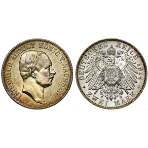 Niemcy, 2 marki, 1914 E, Muldenhütten