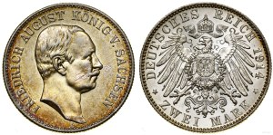 Germany, 2 marks, 1914 E, Muldenhütten