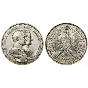 Niemcy, 3 marki, 1915 A, Berlin