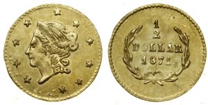 United States of America (USA), 1/2 dollar, 1871