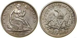 United States of America (USA), 1/2 dollar, 1853, Philadelphia