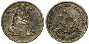 United States of America (USA), 1/2 dollar, 1858 O, New Orleans