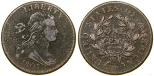 United States of America (USA), 1 cent, 1803, Philadelphia