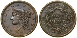 United States of America (USA), 1 cent, 1838, Philadelphia