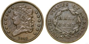 United States of America (USA), 1/2 cent, 1832, Philadelphia