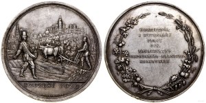 Poland, commemorative medal of the Economic and Agricultural Society in Cracow, (1854), Vienna