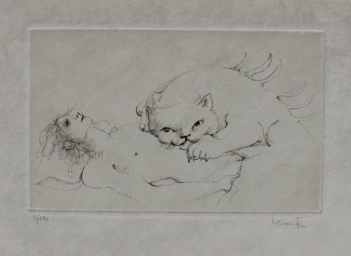 Leonor Fini, Akt z kotem [Zmora]