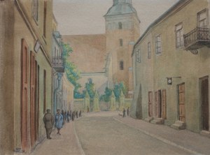 Franciszek Gnyp, Farna Street in Piotrków Trybunalski
