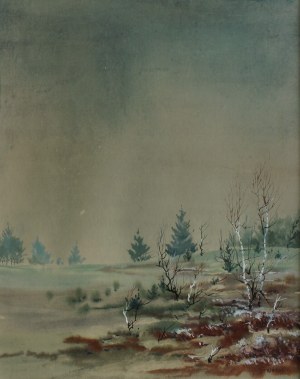 George René Groszang, Landscape with Birches