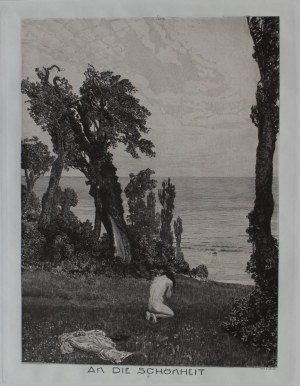 Max Klinger, An Die Schönheit(Facing Beauty, from the cycle 