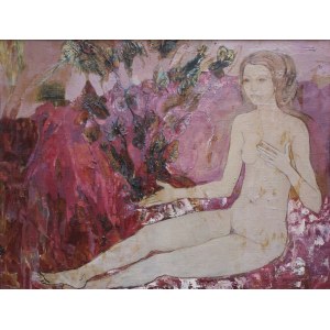 Halina [Helena] Korbik, Akt w czerwieni