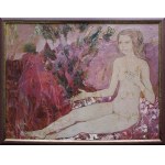 Halina [Helena] Korbik, Akt w czerwieni