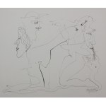 Leszek Rózga, Scena fantazyjna z postaciami, 1989