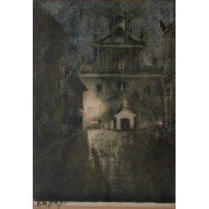 Kazimierz Sichulski, Kościół XX.Pijarów(1911, z teki „Kraków 1911”), 1911
