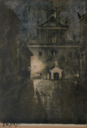 Kazimierz Sichulski, XX.Pijarów Church(1911, from the portfolio 