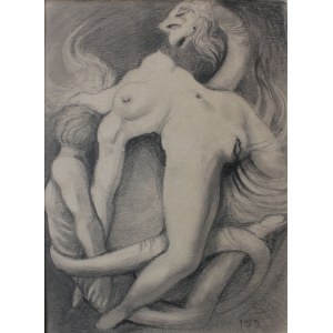 Stefan Żechowski, Fantazyjna scena erotyczna, 1959