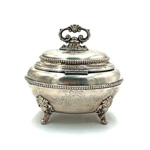 Eclectic sugar bowl(Germany, early 20th century).
