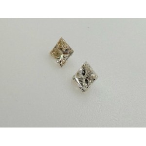 NATURAL POLISHED DIAMOND 0.41 LIGHT YELLOW BROWN - I1 - C30803-4B