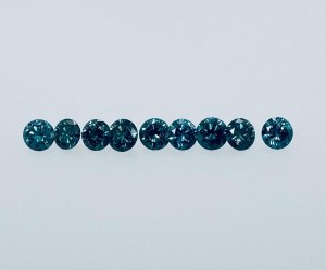 NATURAL POLISHED DIAMOND 0.2 FANCY INTENSE BLUE* - I1 - AI30701-4