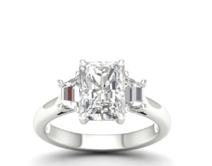 GOLD RING WITH CENTRAL LABGROWN DIAMOND - 468 LG