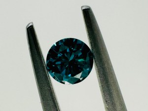 NATURAL POLISHED DIAMOND 0.18 FANCY INTENSE BLUE* - VS1 - AI30701-4C