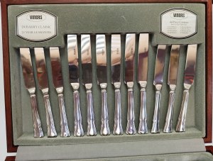 Viners Dubarry Classic cutlery set of 44 pieces in original case