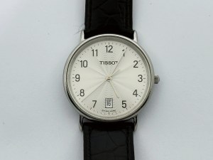Tissot 33.5 mm men's/unisex watch, original strap and decal on the caseback