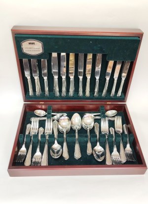 Large set of Viners Dubarry Classic cutlery in original case