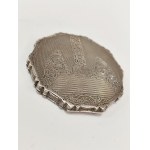 Silver tinsel in a box