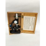 German KM7 microscope in original box