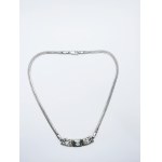 Topaz necklace, 925 silver