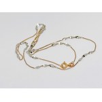 Two-tone gold 375/9K necklace